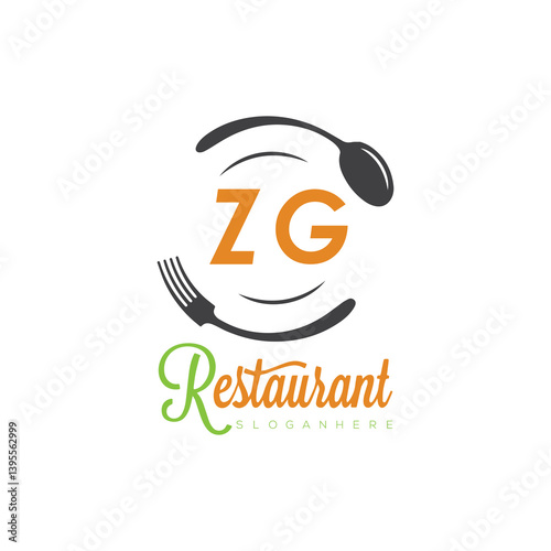 initial monogram logo With restaurant Culinary Circle shape Taste of Tradition logo design.
