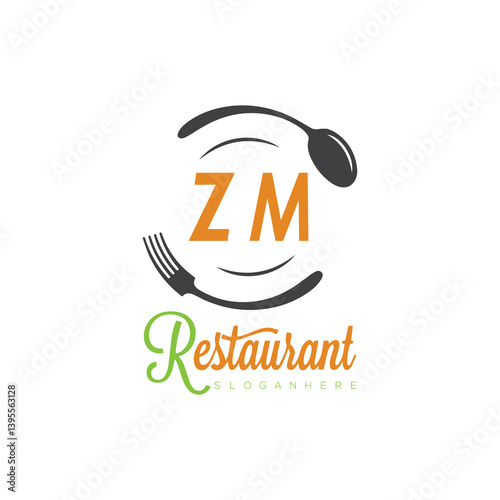 initial monogram logo With restaurant Culinary Circle shape Taste of Tradition logo design.
