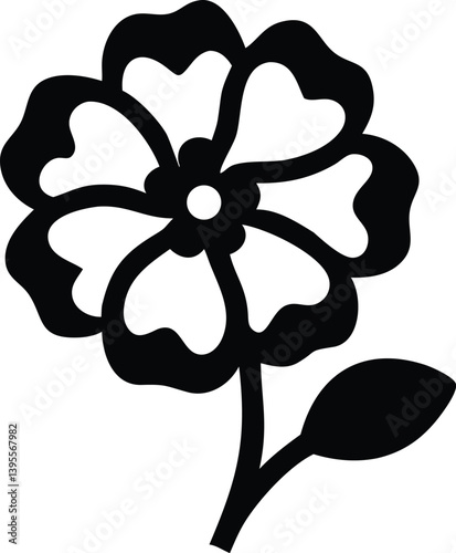 wallflower, waxflower, verbena, wisteria , flower logo