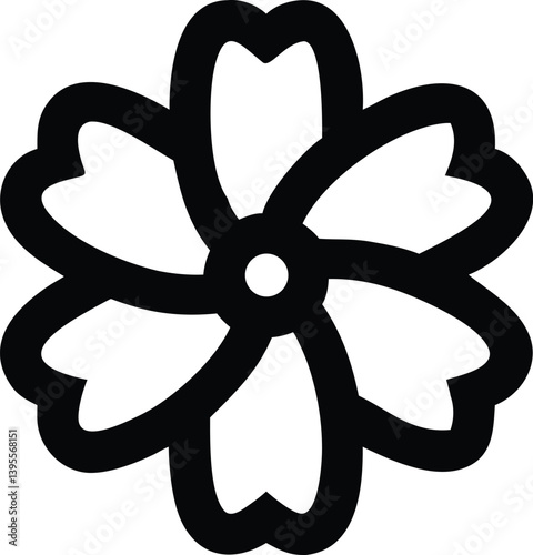 wallflower, waxflower, verbena, wisteria , flower logo