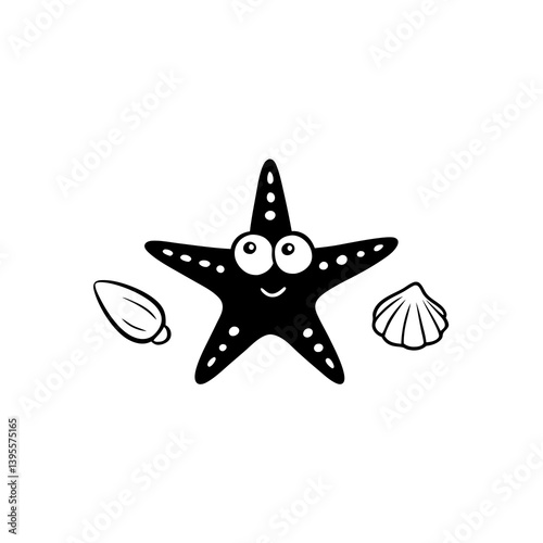 sea star vector illustration