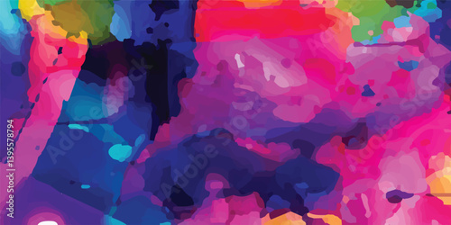 "A Dynamic Close-Up of Abstract Brilliance: The Contrast of Thick Brushstrokes and Palette Knife Paint Intertwines to Form a Textured Canvas Rich with Complementary Colors and Layered Depth"

