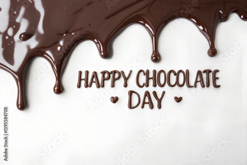 Melted Chocolate Drizzle with 
