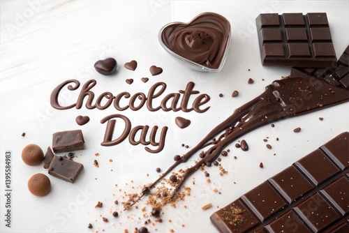 Delicious Chocolate Day Display for a Sweet Celebration