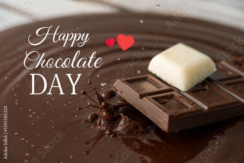 Chocolate Day: White and Dark Chocolate Delight