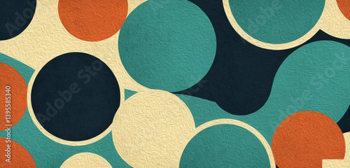 Abstract illustration for printing on wall decorations, fabric pattern, for use in graphics. Oil painting