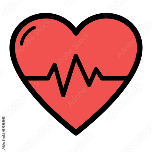 Vital Sign: An evocative, stylized image of a heart symbolizes life, health, and the constant rhythm of existence. Its sleek design and vibrant color palette convey a sense of wellness, strength.