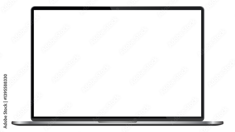Isolated laptop mockup without background with blank screen. Stock royalty free . Overlay png
Isolated laptop mockup without background with blank screen. Stock royalty free . Overlay png
