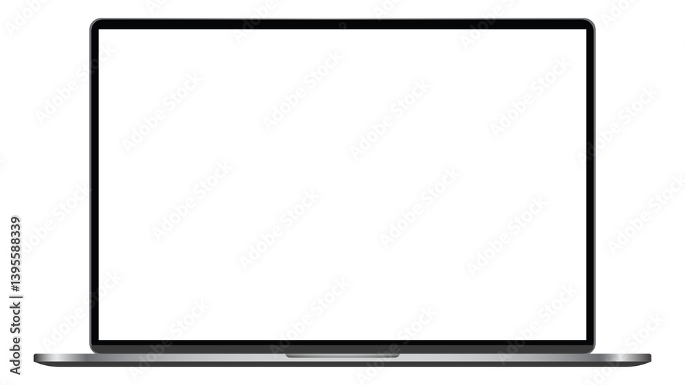 Isolated laptop mockup without background with blank screen. Stock royalty free . Overlay png
Isolated laptop mockup without background with blank screen. Stock royalty free . Overlay png