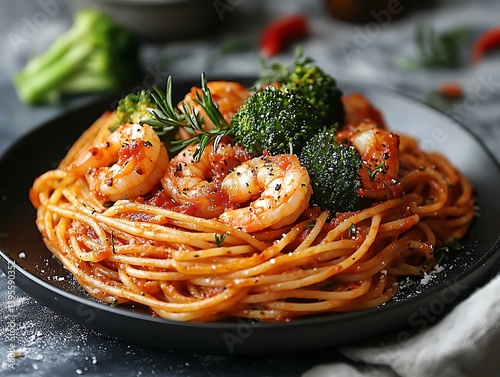 Shrimp Pasta with Broccoli (2)