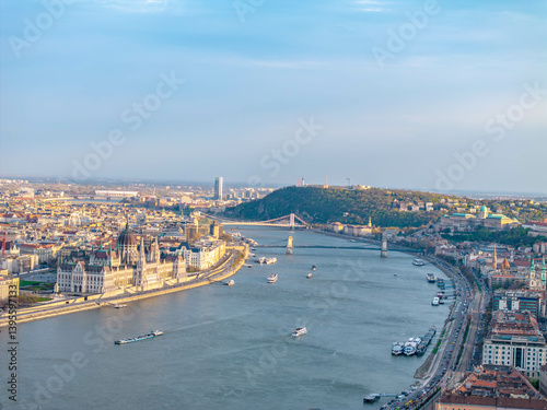 Canvas Print Budapest Landscape, Hungary
