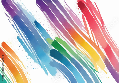 Photo grunge hand drawn colorful scribble wax pastel, rainbow crayon isolated on white, clipping path