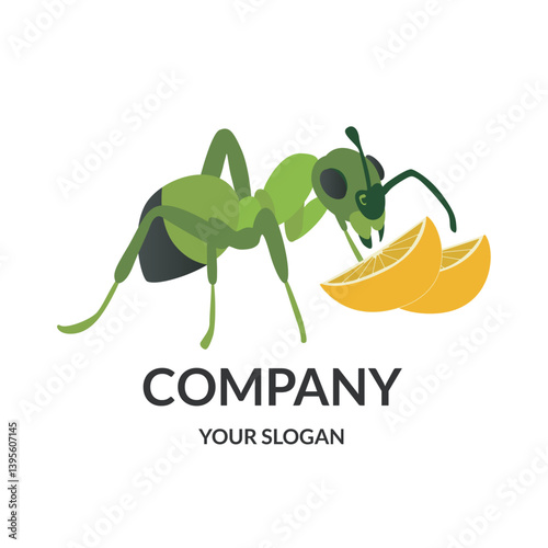 Ant Company logo design template
