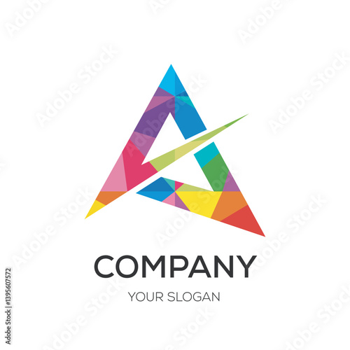 Alphabet A Company Logo design