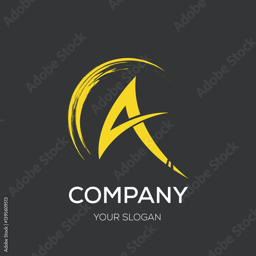 Alphabet A Company Logo design