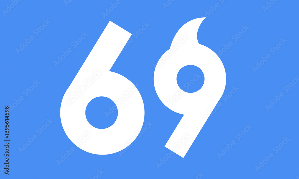 Shark logo number simple modern blue Shark logo number simple modern blue