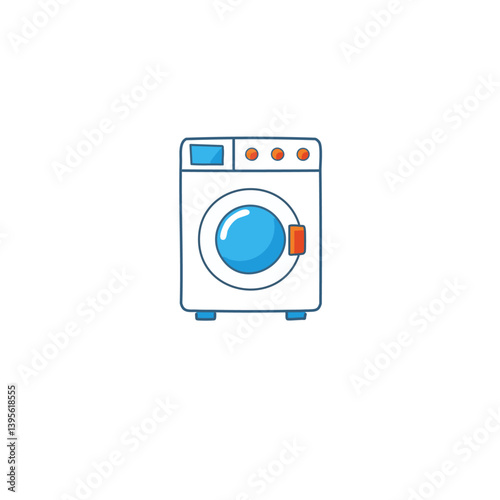 Obraz na płótnie washing machine vector icon design w salonie