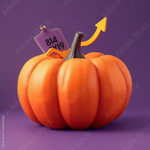 3D object of the Halloween Marketing Campaign