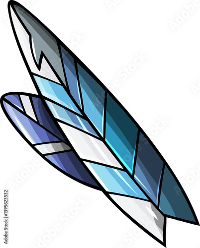 Doodle cartoon funny surf board