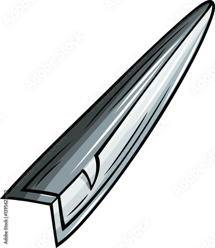 Doodle cartoon funny surf board