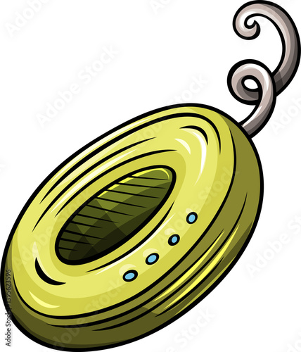 Doodle cartoon funny inflatable ring