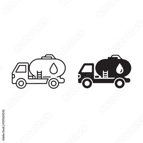 Tanker transport symbols