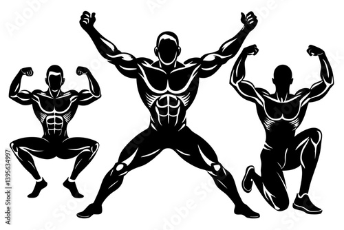 Minimalist line art yoga illustration featuring graceful poses and meditative figures. Perfect for wellness branding, yoga studio logos, meditation guides, health and fitness content, spiritual artwor