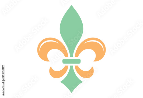 Black Fleur de lis Icon vector illustration