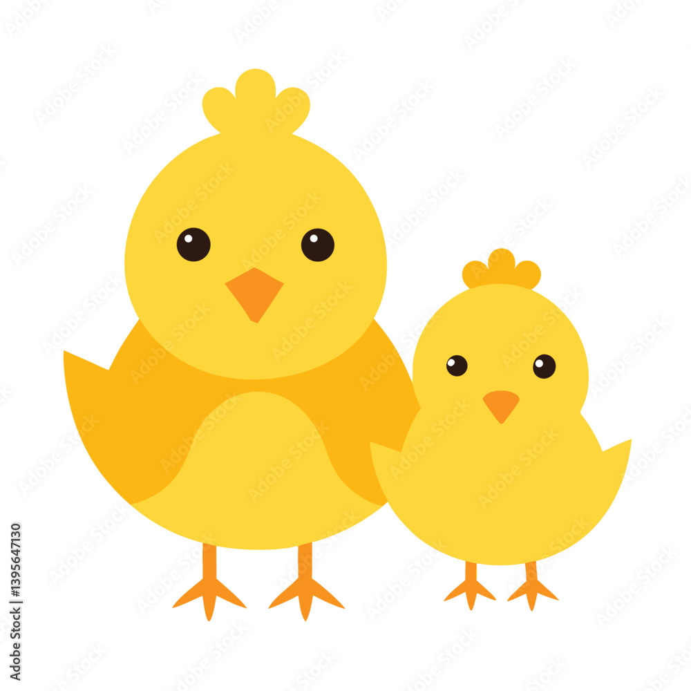 Baby chicks vector art Baby chicks vector art