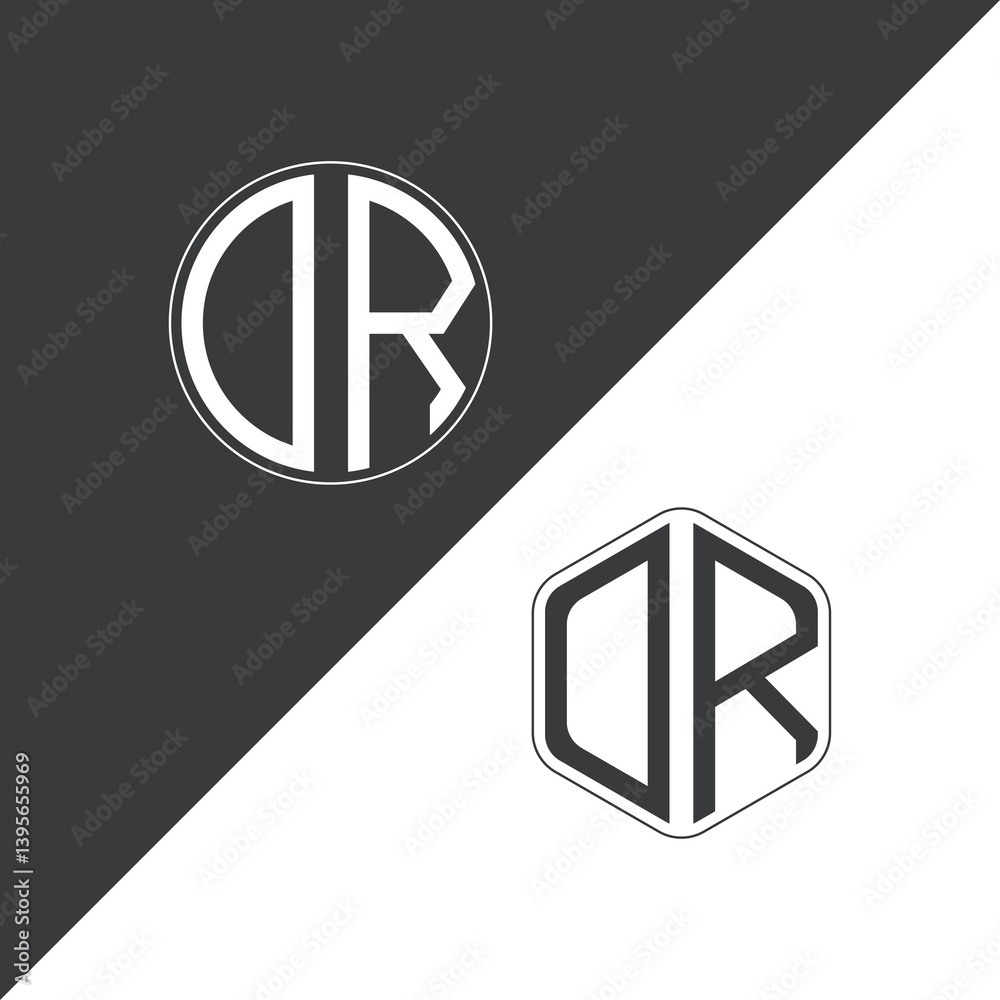 initial monogram logo With Circle and Polygon shape creative logo design.
initial monogram logo With Circle and Polygon shape creative logo design.