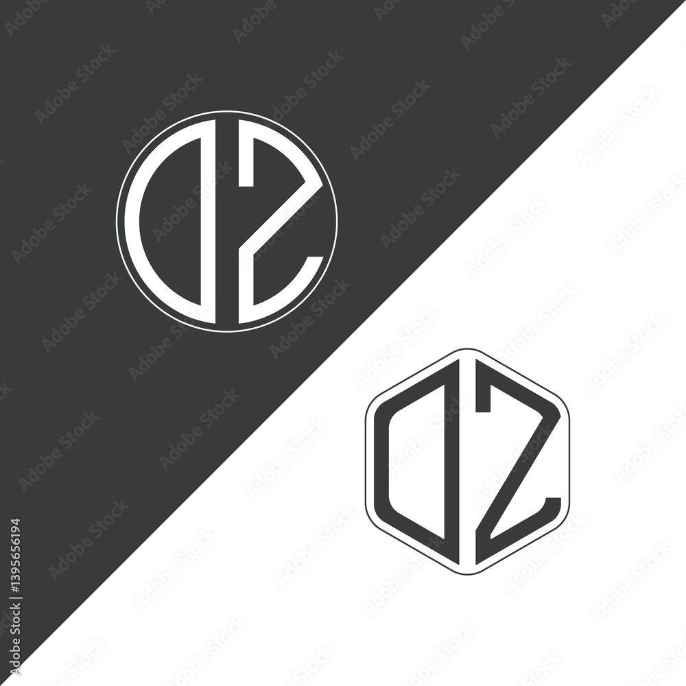 initial monogram logo With Circle and Polygon shape creative logo design.
initial monogram logo With Circle and Polygon shape creative logo design.