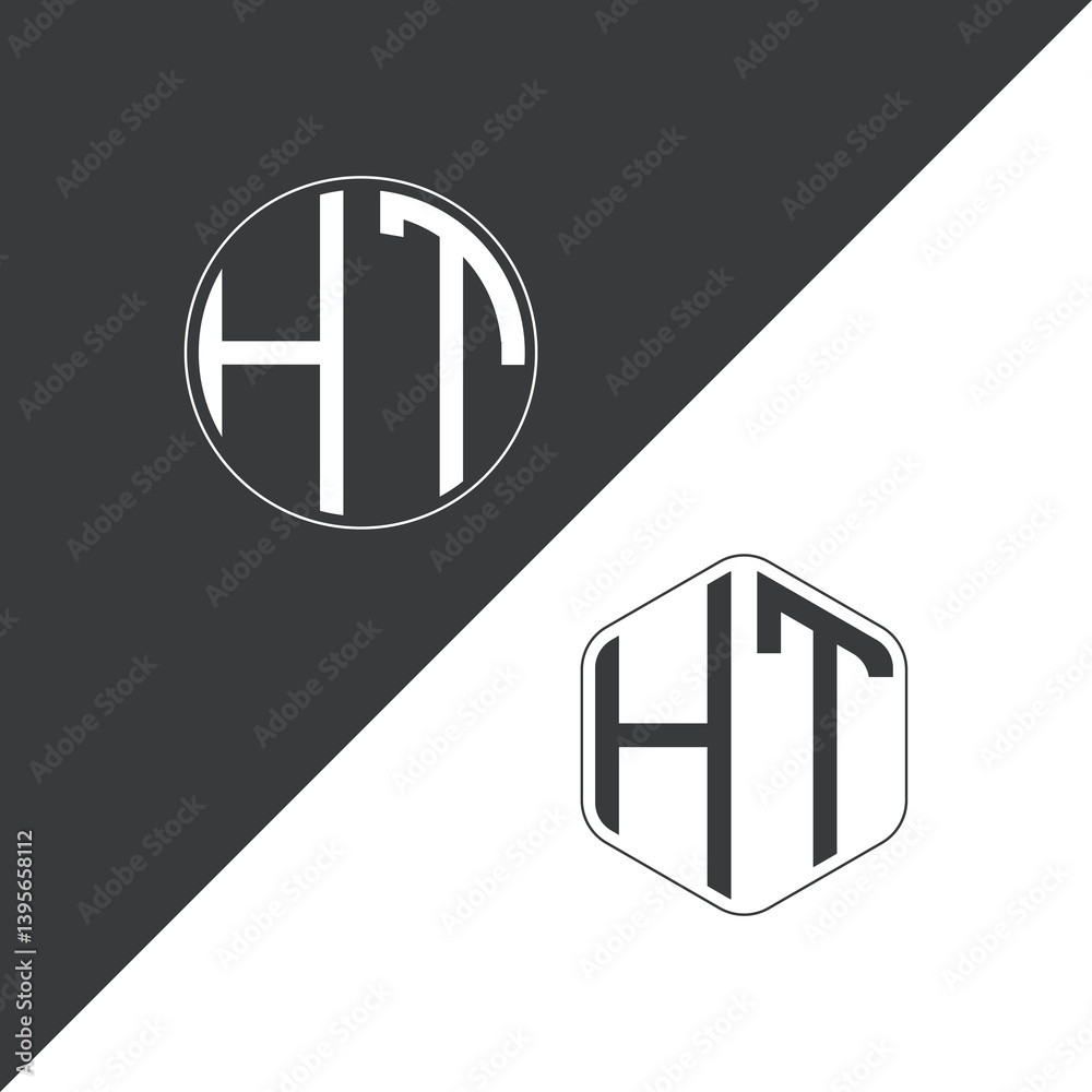initial monogram logo With Circle and Polygon shape creative logo design.
initial monogram logo With Circle and Polygon shape creative logo design.