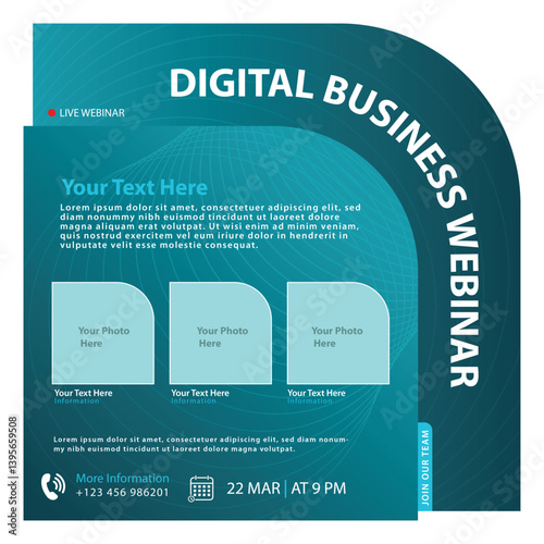 Business brochure flyer template