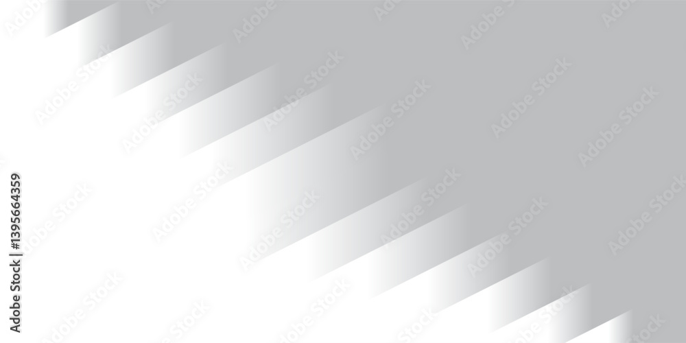 Abstract white and gray color, modern design stripes background with geometric round shape Abstract white and gray color, modern design stripes background with geometric round shape