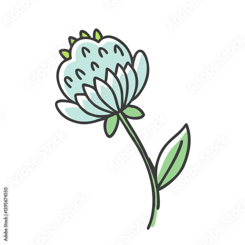 allium flower icon, allium flower vector illustration-simple illustration of allium flower, perfect for allium flower logos and icons