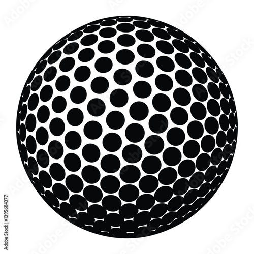 golf ball vector illustration