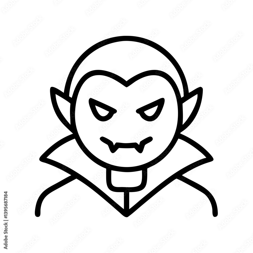 Vampire halloween spooky dracula scary monster costume party vector illustration Vampire halloween spooky dracula scary monster costume party vector illustration