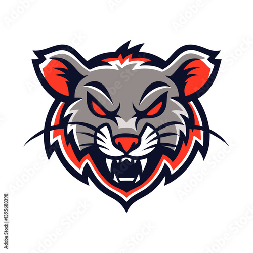 Wallpaper Mural animal 3d logo design Torontodigital.ca