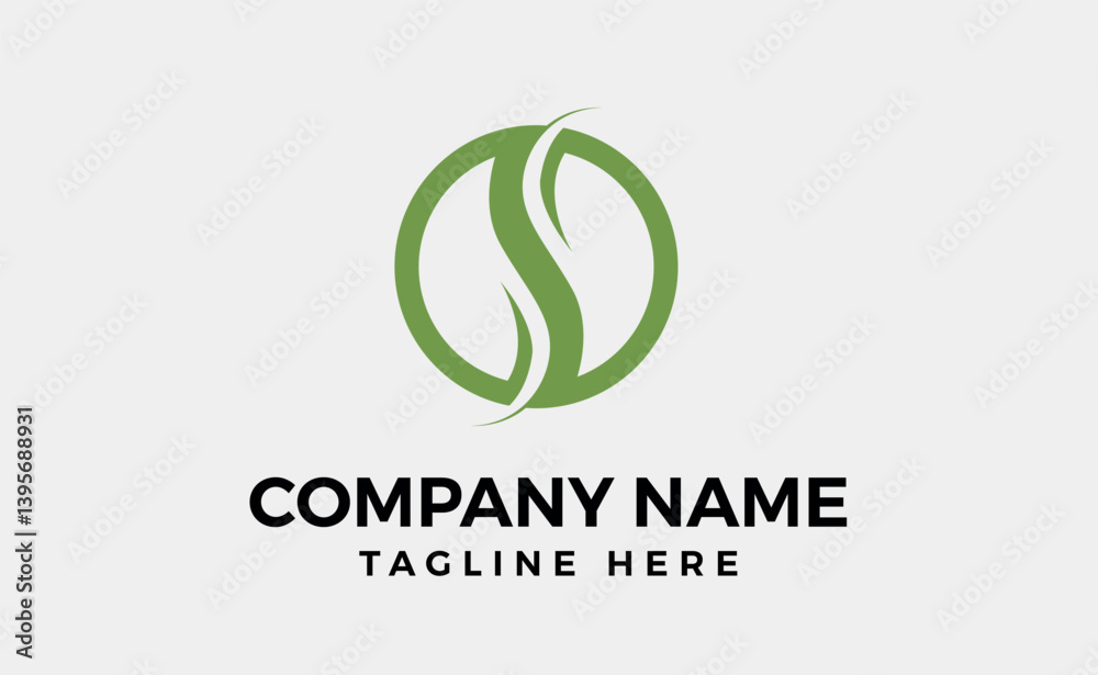 Obraz premium Leaf nature Logo Template