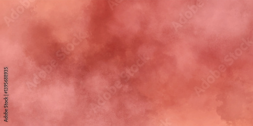 Stunning composition of warm red gradients layered with expressive and smoky textures

