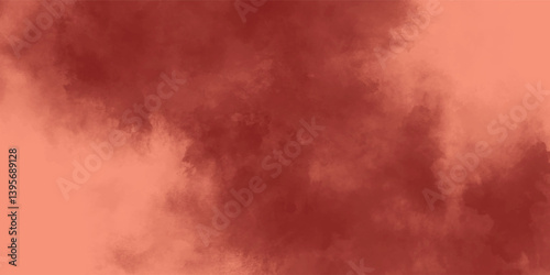 Stunning composition of warm red gradients layered with expressive and smoky textures

