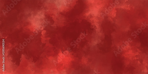 Bold gradient artwork capturing the drama of crimson hues with atmospheric smoky textures

