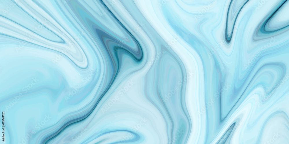 Abstract colorful marble pattern of the fluid light blue and white abstract background blend of curves. colorful marble surface. Abstract colorful marble pattern of the fluid light blue and white abstract background blend of curves. colorful marble surface.