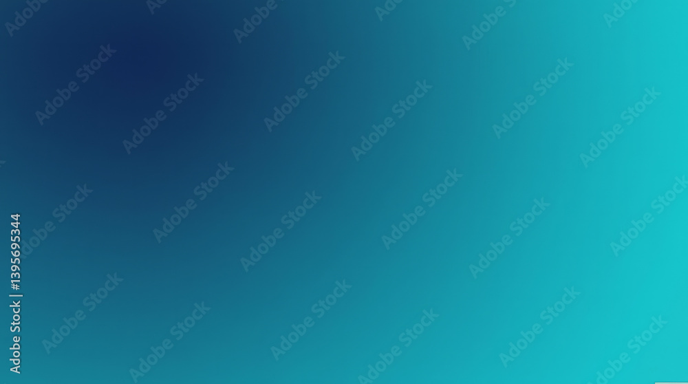 Dark Navy to Light Turquoise – A Pure Gradient Transition Dark Navy to Light Turquoise – A Pure Gradient Transition
