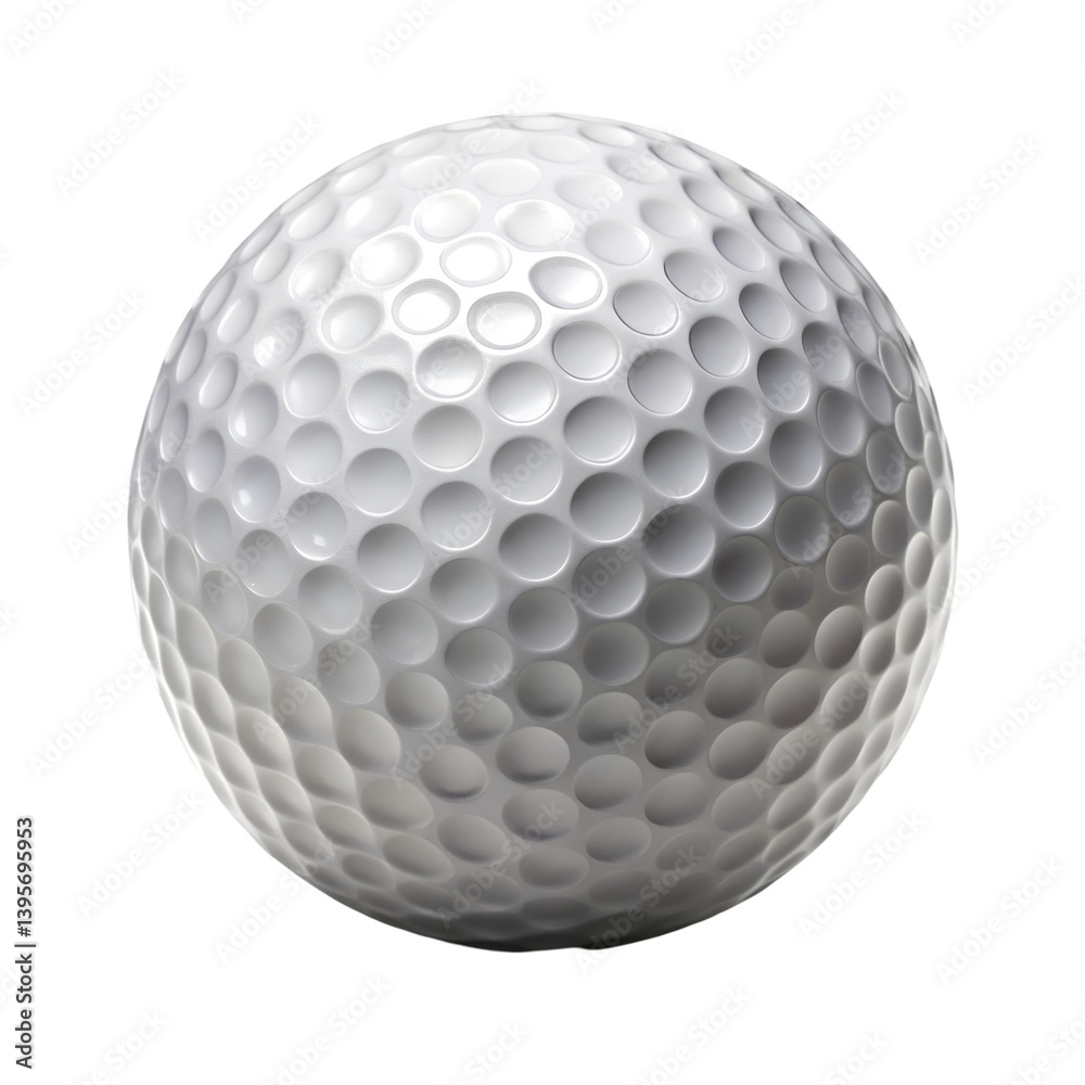 Round golf ball isolated on transparent background
Round golf ball isolated on transparent background