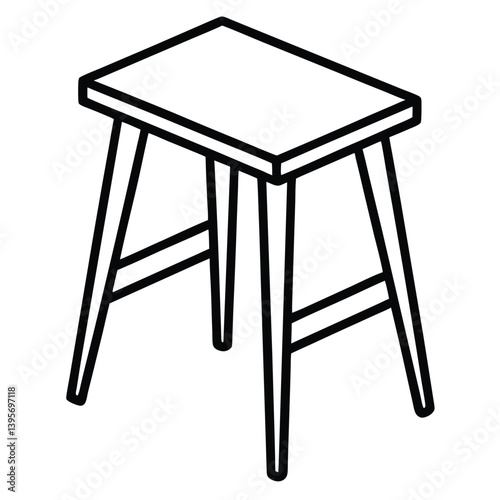 Obraz na płótnie wooden table isolated on white w salonie