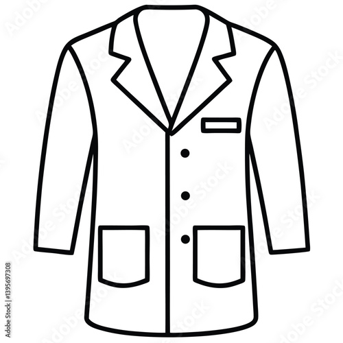 Obraz na płótnie Vector illustration of a business suit w salonie