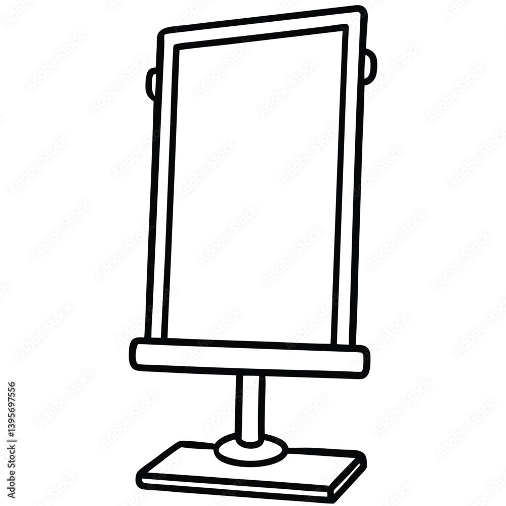 mirror isolated on a white background