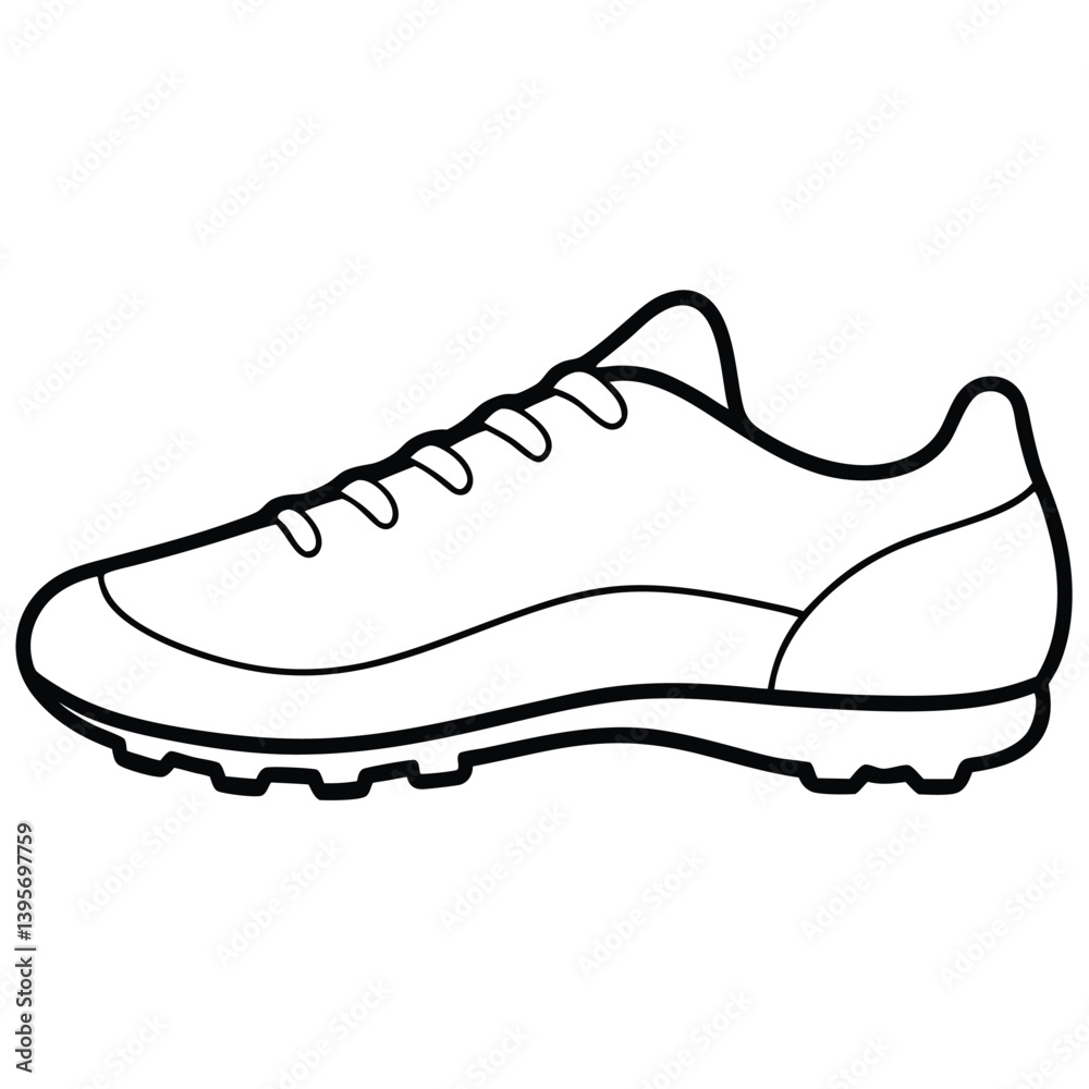 Sport shoe isolated on a white background