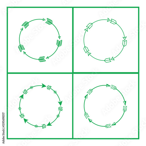 Circle design vector illustration for graphic designers.